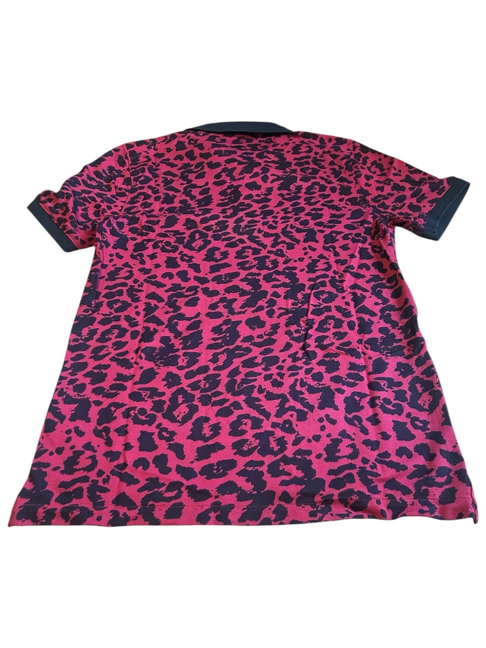 Nike Dri-FIT Leopard Print Cropped Loose Fit Golf Polo S - Picture 2 of 12